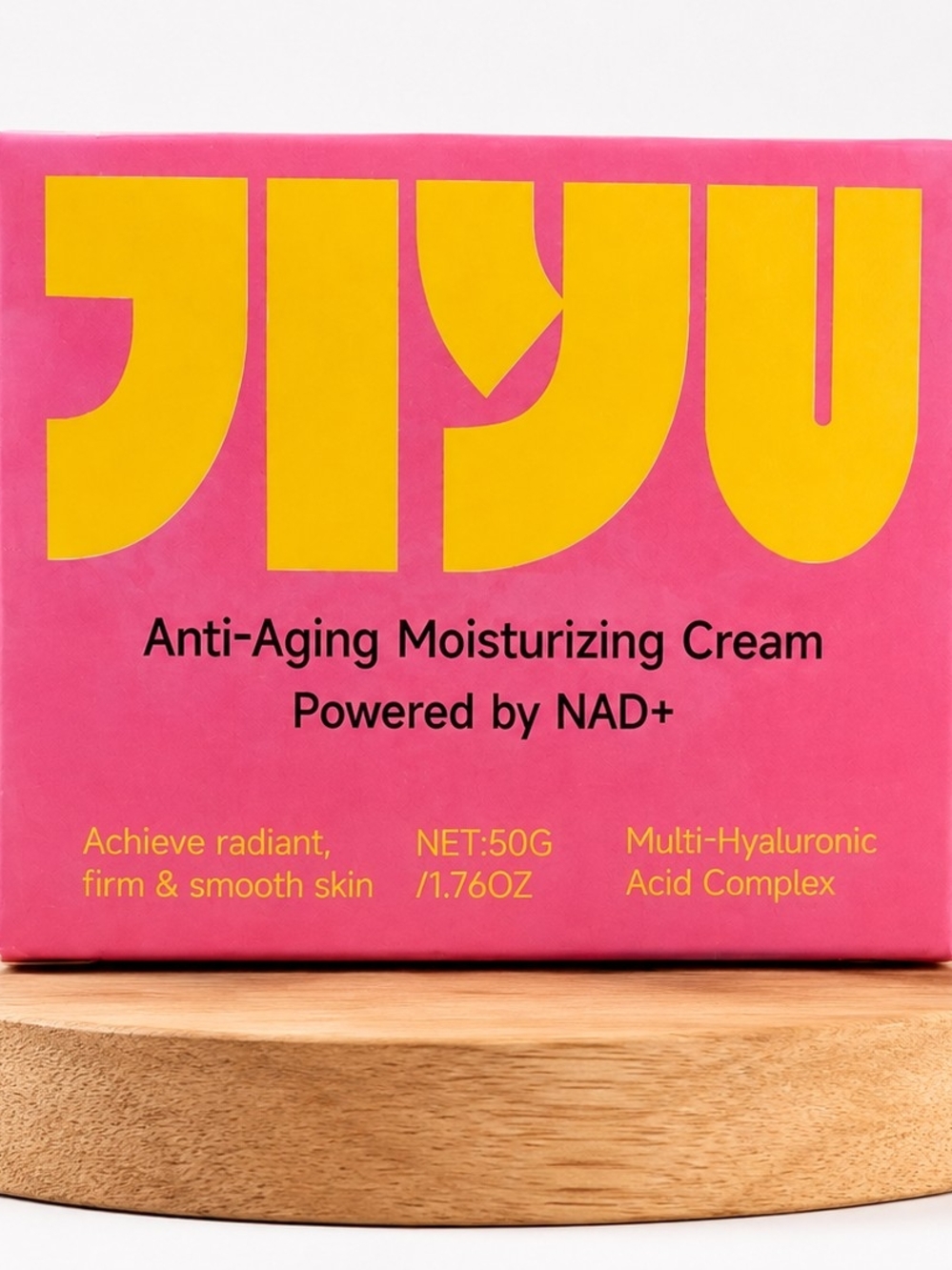 Anti-Aging Moisturizing Cream Powered by NAD+ — Pink & Yellow